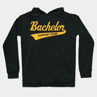 Bachelor Support Team (Stag Party / Lettering / Gold) Hoodie